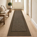 BEQHAUSE Indoor Door Mat 24" x 96", Dirt Trapper Door Mats, Brown by BEQHAUSE