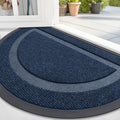 OLANLY Half Circle Front Door Mat Outside 71x23 All-Season Rubber Doormat by OLANLY