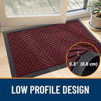 OLANLY Front Door Mat Outside Entrance 47x23, Waterproof Heavy-Duty Doormat - Image 5