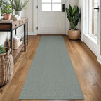 EARTHALL Washable Runner Rug, Non Slip Entryway Runner, 2x7 Ft, Green/Grey by Unknown