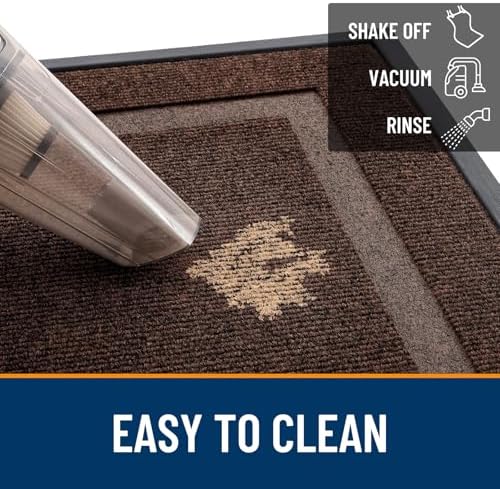 OLANLY Front Door Mat Outside 71x47, All-Season Heavy-Duty Rubber Doormat - Image 6