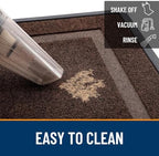 OLANLY Front Door Mat Outside 71x34, All-Season Heavy-Duty Rubber Doormat - Image 6