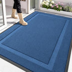 OLANLY Front Door Mat Outside 71x47, All-Season Heavy-Duty Rubber Doormat by OLANLY