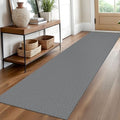 EARTHALL Washable Runner Rug, Non Slip Hallway Runner, 2x10 Ft, Dark Gray by Unknown
