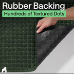 GORILLA GRIP® HydroABSORB Door Mat for Indoor Outdoor Use, 35x23 Green - Image 6