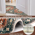 Yamaziot Washable Runner Rug, 3x8 Non-Slip Boho Vintage Hallway Kitchen Rug - Image 3