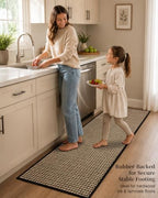 eqivei Kitchen Runner Rug, 24" x 59", Non-Slip Washable Kitchen Floor Mat - Image 3
