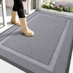 OLANLY Front Door Mat Outside 59x34, All-Season Heavy-Duty Rubber Doormat by OLANLY
