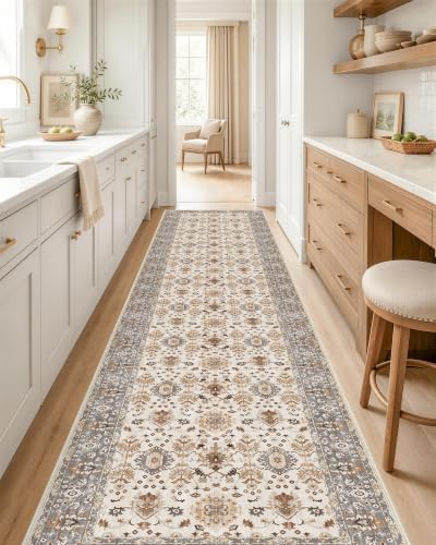 OLANLY 2x10 Washable Runner Rug, Soft Non Slip Carpet for Hallway Kitchen by OLANLY