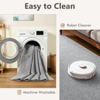 2x6 Grey Runner Rug Washable Non-Slip Soft for Kitchen Hallway Bathroom - Image 6