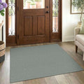 EARTHALL Washable Rugs for Entryway, Non Slip Aear Rug, 3x4 Ft, Green/Grey by Unknown