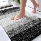 OLANLY Small Bathroom Rugs 24x16, Extra Soft Absorbent Microfiber Bath Rugs by OLANLY