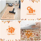 Collive Fall Kitchen Rugs Sets of 2 Non Slip Washable, 20"x47"+20"x32" - Image 5