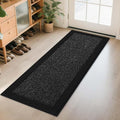 BEQHAUSE Indoor Door Mat 24" x 60", Dirt Trapper Door Mats, Black by BEQHAUSE