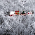 Noahas Luxury Fluffy Rugs Bedroom Furry Carpet Bedside Faux Fur Sheepskin Area Rugs Children Play Princess Room Decor Rug, 3 x 5 Feet - Image 6