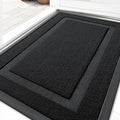 OLANLY Front Door Mat Outside 29.5x17, All-Season Heavy-Duty Rubber Doormat by OLANLY