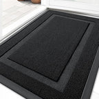 OLANLY Front Door Mat Outside 29.5x17, All-Season Heavy-Duty Rubber Doormat by OLANLY