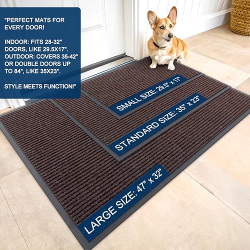 OLANLY Front Door Mat 71x30, Waterproof Heavy-Duty Indoor Outdoor Doormat - Image 2