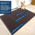 OLANLY Front Door Mat 71x30, Waterproof Heavy-Duty Indoor Outdoor Doormat - Image 2