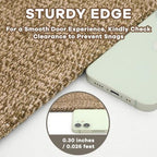 EARTHALL Washable Entryway Rug, Non Slip Area Rug, 3x5 Ft, Golden Tan - Image 3