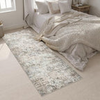 3x10 Washable Runner Rug：Modern Abstract Kitchen Soft Carpet Brown - Image 4
