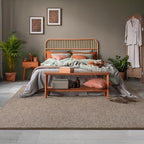 AROGAN 3x8 Runner Rug for Hallway, Long Runner Rugs Non Slip, Matte Brown - Image 5