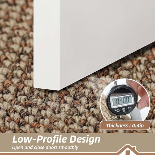BEQHAUSE Indoor Door Mat 24" x 72", Dirt Trapper Door Mats, Taupe - Image 5