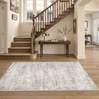 3x5 Rug for Entryway,Washable Area Rug,Taupe - Image 4