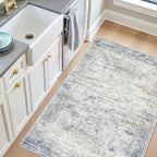 3x4 Rugs for Entryway,Washable Area Rug,Blue - Image 5