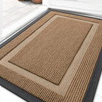 OLANLY Front Door Mat Outside 33x21, All-Season Heavy-Duty Rubber Doormat by OLANLY