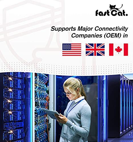 fast Cat. Speaker Wire 14 Guage 2C, UL Listed & CMR/CL3R-FT4 Rated - Speaker Cable w/PVC Jacket, 100% Oxygen-Free Pure Bare Copper - (41) HighFlex 14 Guage Wire - in-Wall Use-500ft Bulk Cable, Blue