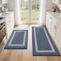 COSY HOMEER Kitchen Rugs Sets of 2 Non-Slip Washable,20"x30"+20"x48" by COSYHOMEER