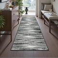 2x6 Runner Rug Non Slip,Washable Hallway Runner Rug,Black by Restydon