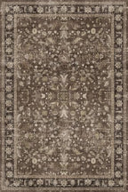 Washable Non-Slip 2x3 entryway Rug: Brown Small Kitchen Throw Mat for Sink, Soft Low-Pile Stain & Fade-Resistant Indoor Mat for Pet Area & Bathroom Laundry by BYYVOORugsforYourHome