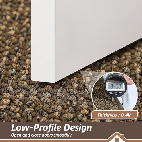 BEQHAUSE Dirt Trapper Door Mat 24" x 36", Non-Slip Washable Doormats, Brown - Image 4