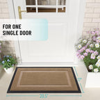 OLANLY Front Door Mat Outside 29.5x17, All-Season Heavy-Duty Rubber Doormat - Image 2