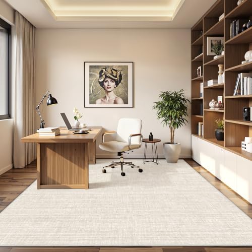 5x7 Area Rugs for Living Room,Large Washable Rug,Beige - Image 4