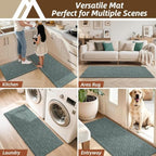 COSY HOMEER Kitchen Rugs Sets of 2 Non-Slip Washable,60x24Inch/35X24Inch - Image 7