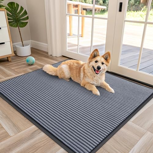 OLANLY Front Door Mat 40x32, Waterproof Heavy-Duty Indoor Outdoor Doormat by OLANLY