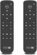 Function101 Pack of 2 Bluetooth Button Remotes for Apple TV/Apple TV 4K - Replacement Apple TV Remote (IR - BLE) No Voice Support, 2 AAA Batteries Included per Remote