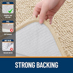 OLANLY Toilet Rugs U-Shaped 24x20, Soft Absorbent Chenille Contour Rugs - Image 6