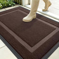 OLANLY Front Door Mat Outside 35x30, All-Season Heavy-Duty Rubber Doormat by OLANLY