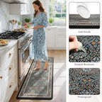 Collive Kitchen Mats Cushioned Anti Fatigue Kitchen Rug Sets, 24''x59'' - Image 6