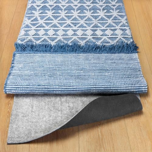 RUGPADUSA - Dual Surface - 2'x7' - 1/8" Thick - Felt + Rubber - Non-Slip Backing Rug Pad - Adds Low-Profile Comfort and Protection by RUGPADUSA