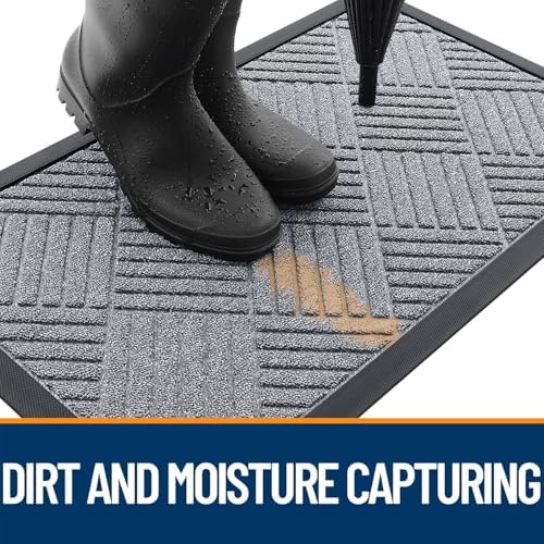 OLANLY Front Door Mat Outside Entrance 47x23, Waterproof Heavy-Duty Doormat - Image 3