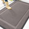 OLANLY Front Door Mat Outside 47x32, All-Season Heavy-Duty Rubber Doormat by OLANLY