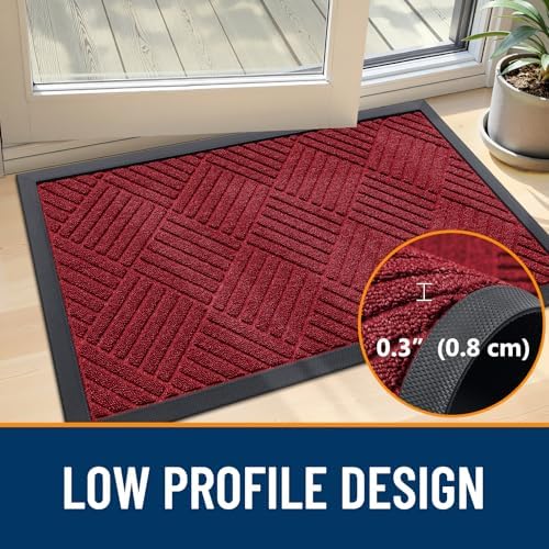 OLANLY Front Door Mat Outside Entrance 47x23, Waterproof Heavy-Duty Doormat - Image 5