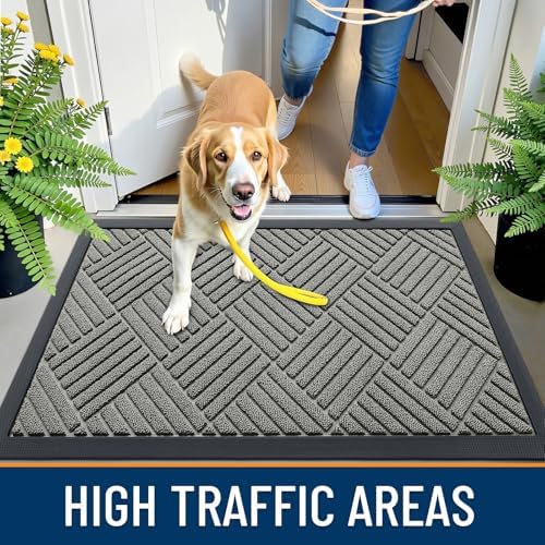 OLANLY Front Door Mat Outside Entrance 35x23, Waterproof Heavy-Duty Doormat - Image 6