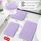 OLANLY Bathroom Rugs 34x21, Extra Soft Absorbent Chenille Bath Rugs - Image 2
