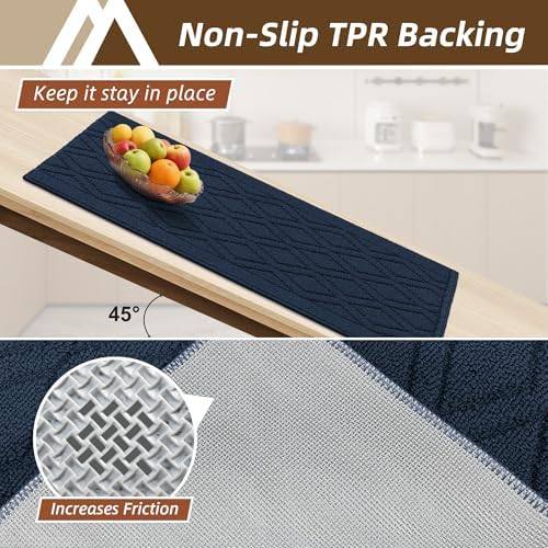 COSY HOMEER Kitchen Rugs 24"x35" Non-Slip Washable Kitchen Mats for Floor - Image 4